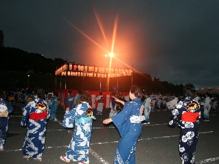 モヤヒルズでの盆踊り大会