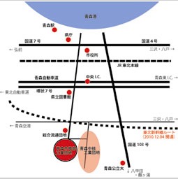 青森市南部工業団地　位置図