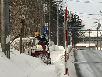 20230109通学路除雪01