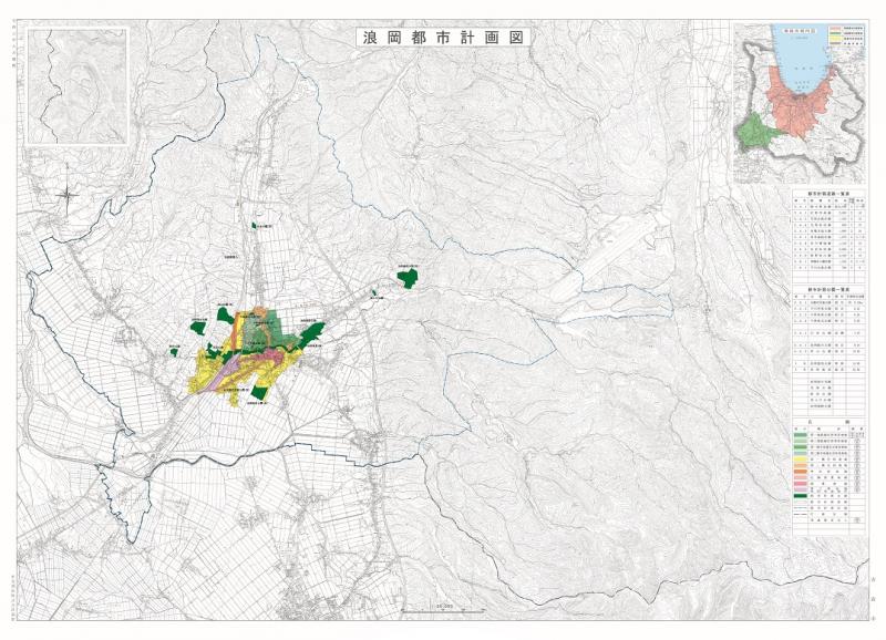 浪岡都市計画図（R3）